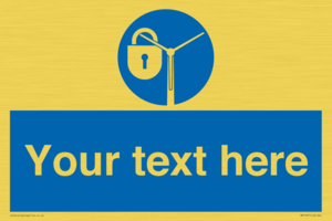 Custom mandatory lock rotor blades